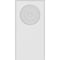 Ekena Millwork Standard Foster Bullseye Plinth Block With Rounded Edge, 5"W x 10"H x 3/4"P PBP050X100X075FOS04 - alternate 3